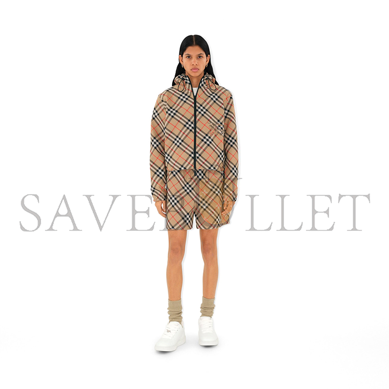 Bv*b*rry wendbare cropped-jacke in check 80872291